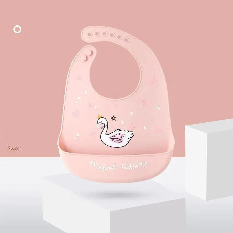 Silicone Bibs For Kids Newborn Baby Feeding Tableware Waterproof  Baby Bibs For Toddler Bib For Kids 35
