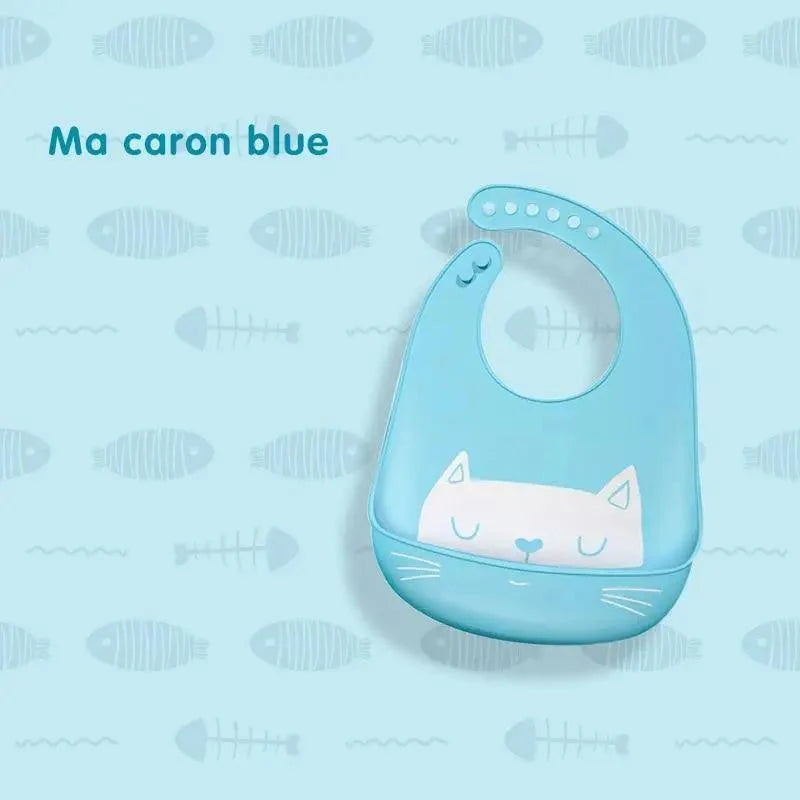 Silicone Bibs For Kids Newborn Baby Feeding Tableware Waterproof  Baby Bibs For Toddler Bib For Kids 14