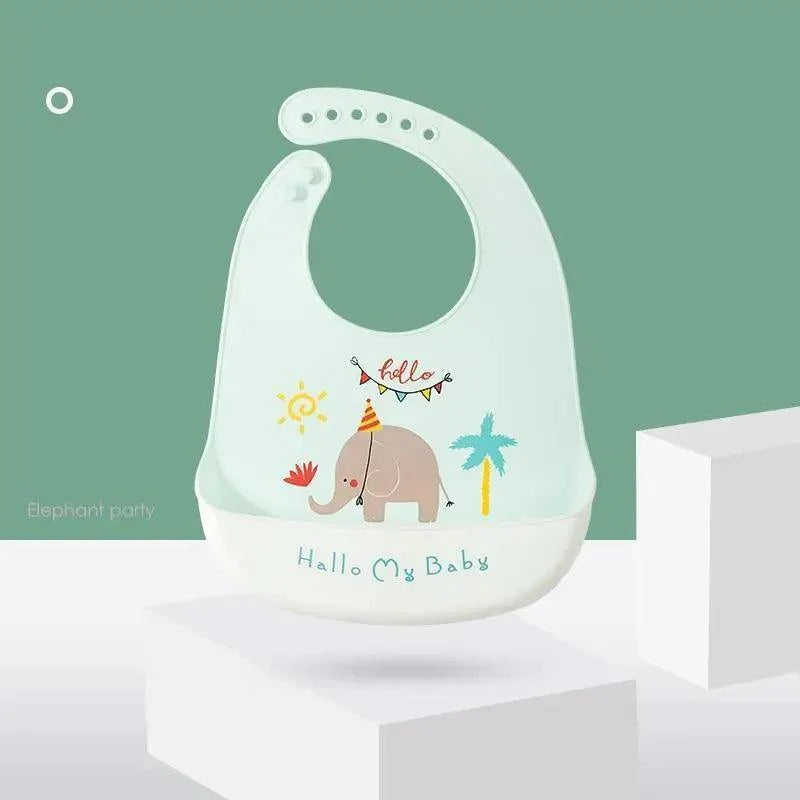 Silicone Bibs For Kids Newborn Baby Feeding Tableware Waterproof  Baby Bibs For Toddler Bib For Kids 18