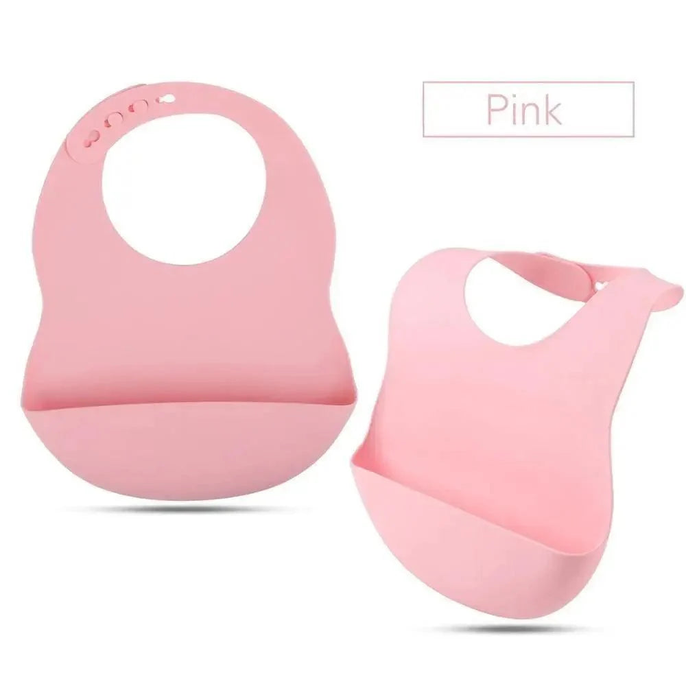 Silicone Bibs For Kids Newborn Baby Feeding Tableware Waterproof  Baby Bibs For Toddler Bib For Kids 32