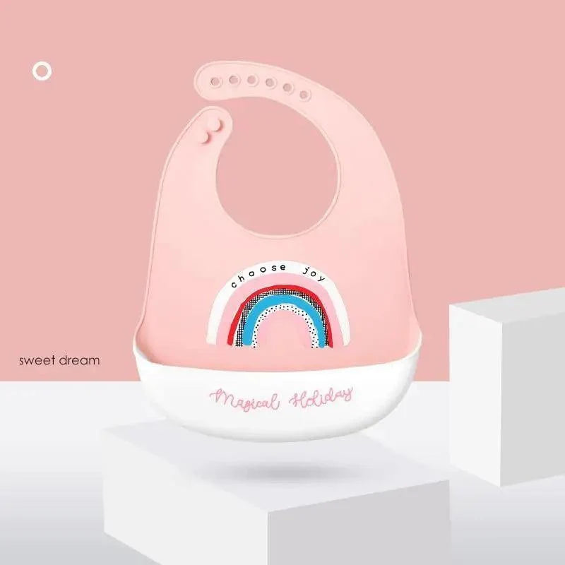 Silicone Bibs For Kids Newborn Baby Feeding Tableware Waterproof  Baby Bibs For Toddler Bib For Kids 39