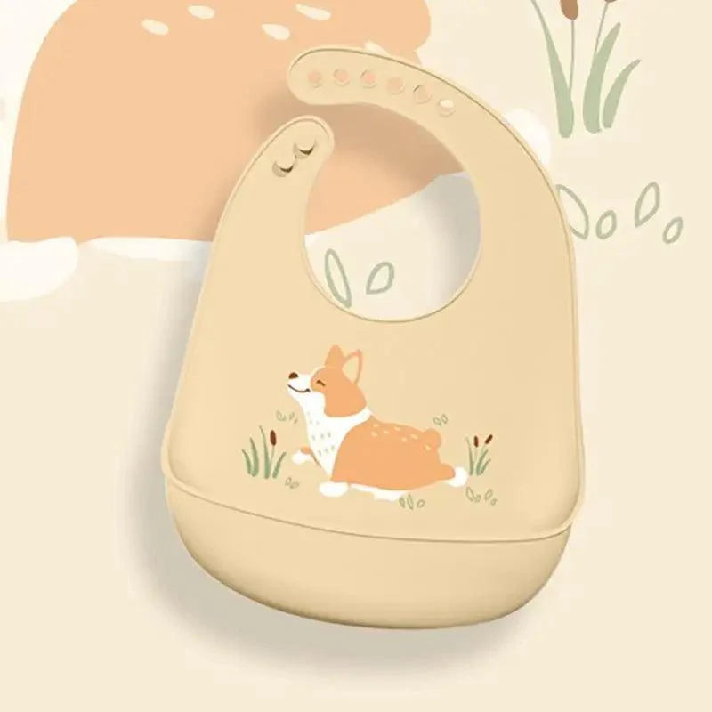 Silicone Bibs For Kids Newborn Baby Feeding Tableware Waterproof  Baby Bibs For Toddler Bib For Kids 10