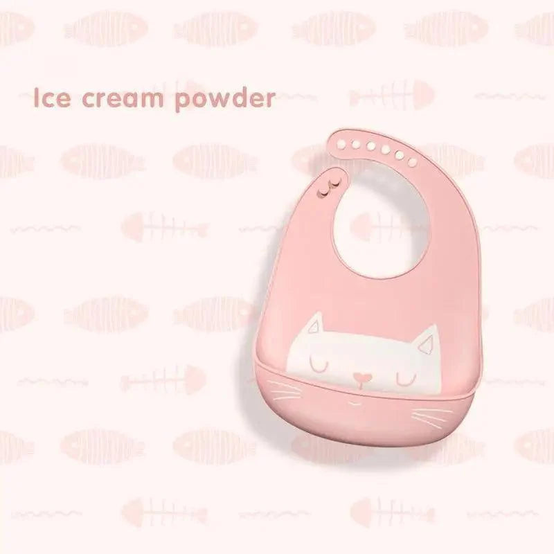 Silicone Bibs For Kids Newborn Baby Feeding Tableware Waterproof  Baby Bibs For Toddler Bib For Kids 8