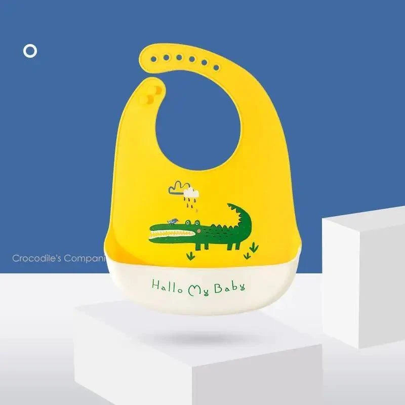 Silicone Bibs For Kids Newborn Baby Feeding Tableware Waterproof  Baby Bibs For Toddler Bib For Kids 19