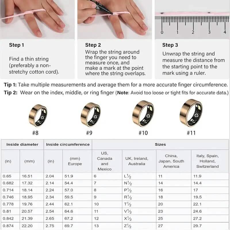 Smart Ring Fitness Assistant 12