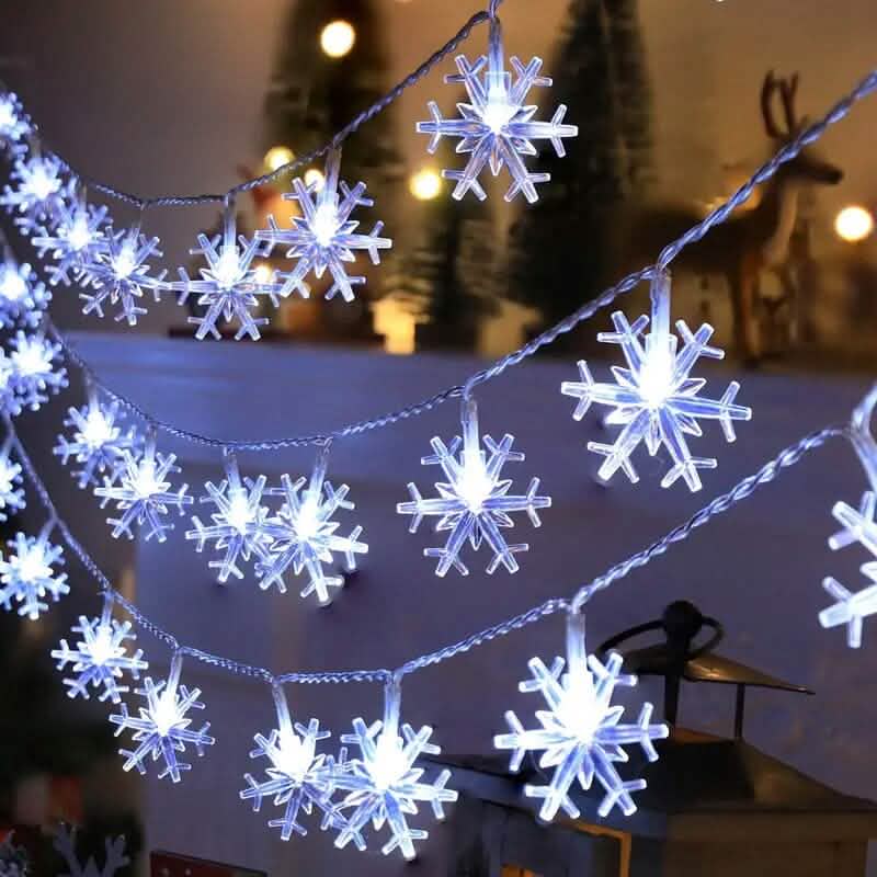 Snowflake Decorative LED String Light 152cm/60in 3