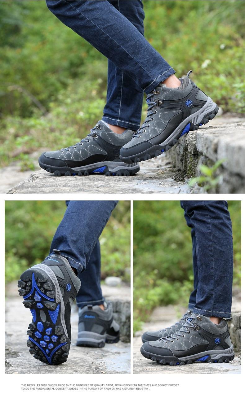 Soft Black Mens Boots Winter Fur Warm Snow Men Walking Boots Work Shoes Footwear Fashion Rubber Ankle Shoes Warm Fur Lined Ankle Booties Comfortable Non Slip Outdoor Shoes 17