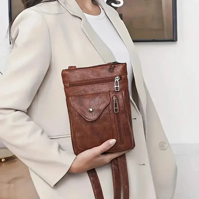 Soft PU Leather Women Messenger Bag 9