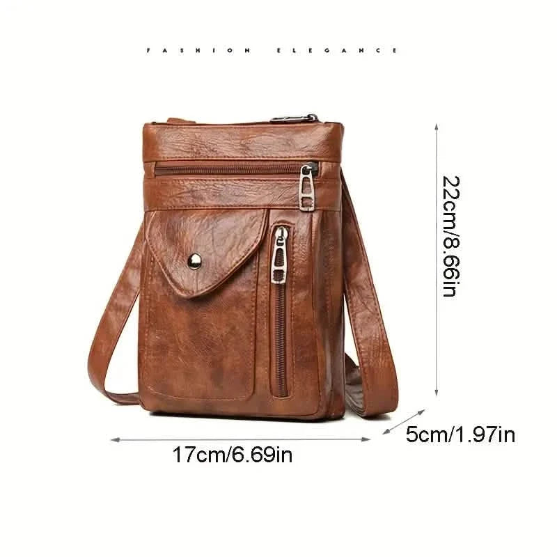 Soft PU Leather Women Messenger Bag 10