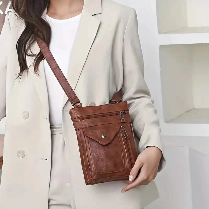 Soft PU Leather Women Messenger Bag 7