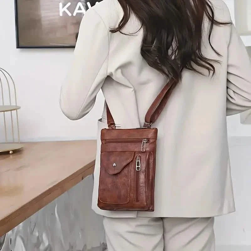 Soft PU Leather Women Messenger Bag 8