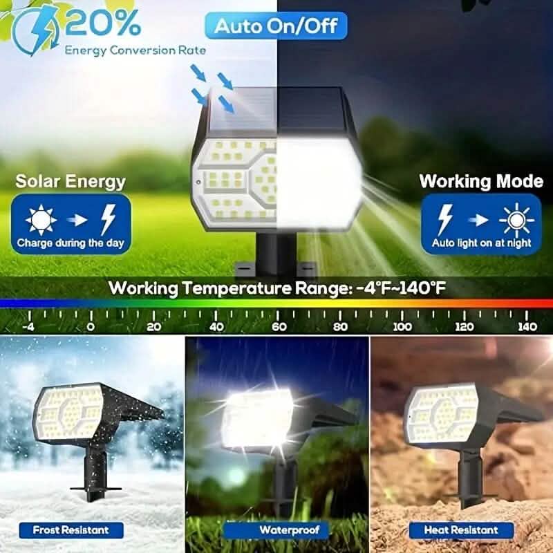 Solar Landscape Outdoor Spotlights 5