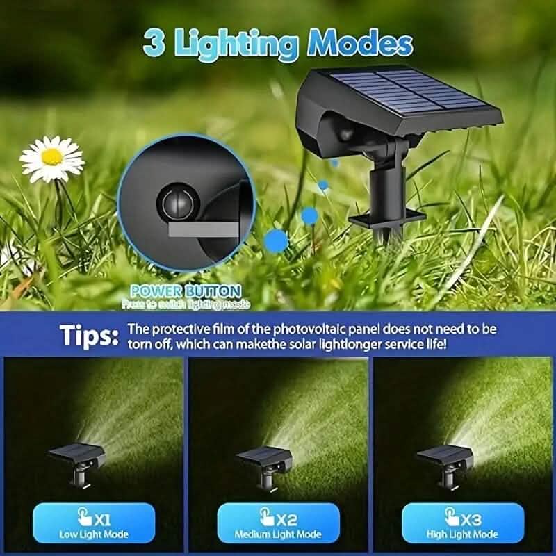Solar Landscape Outdoor Spotlights 6
