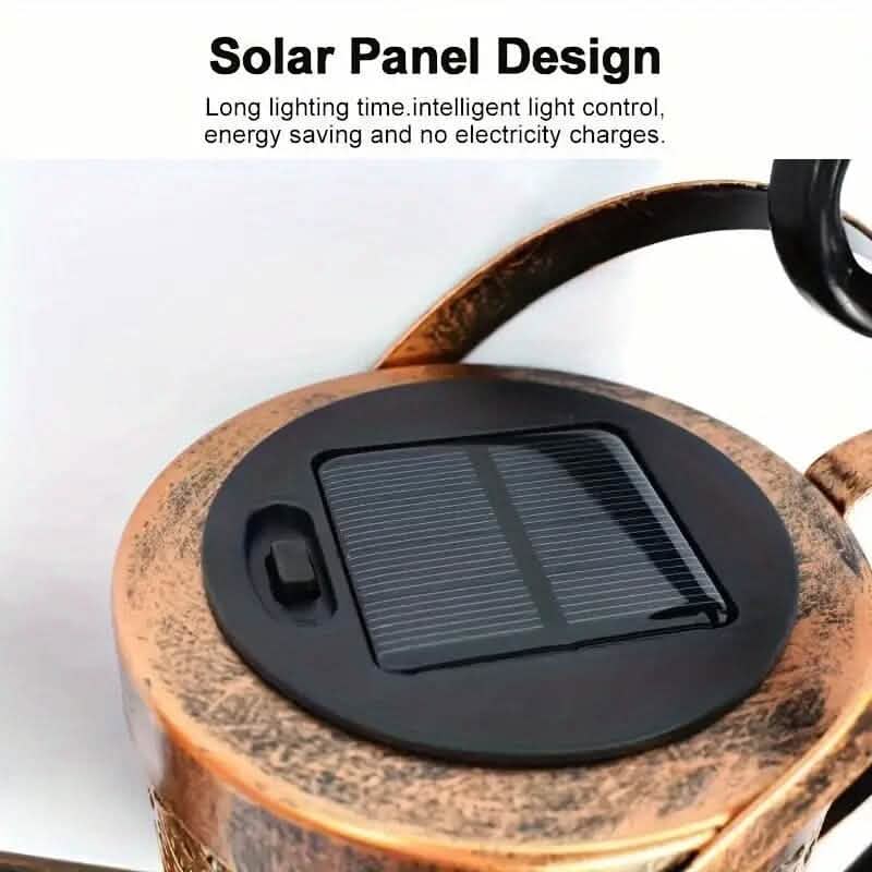 Solar LED Watering Can String Lights 5