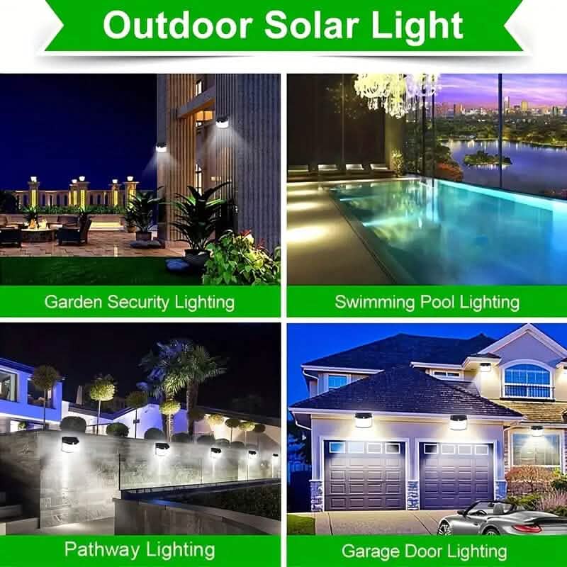 Solar Lights Outdoor 576 LED with Lights Reflector and 3 Lighting Modes 9