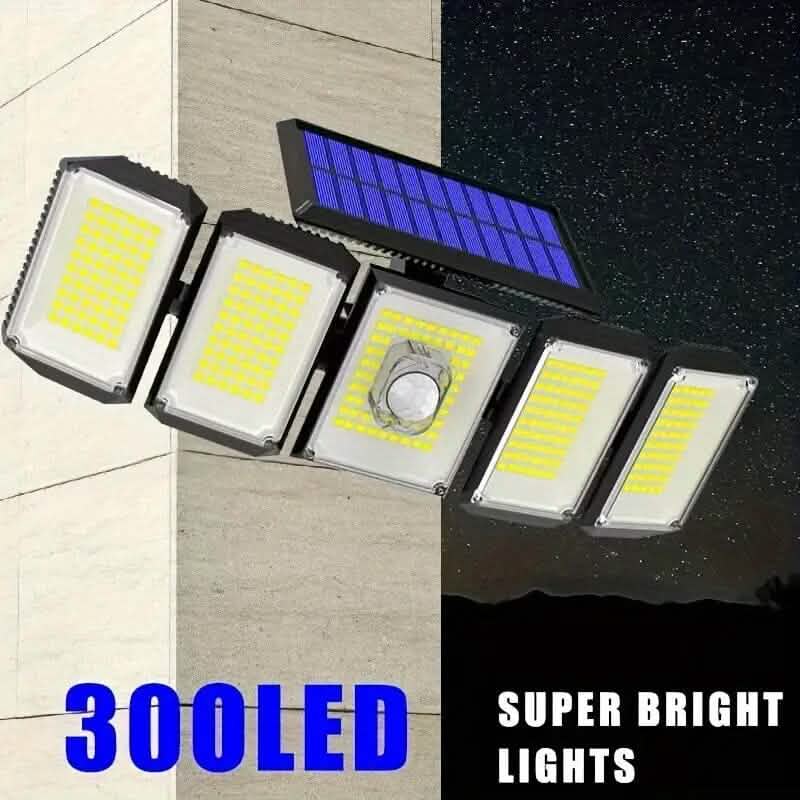 Solar Wall Light with 5 Adjustable Angle Heads 4