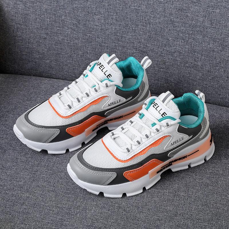 Sports Footwear Women's Running Shoes Summer New Mesh Breathable Platform Increased Fashion Shoes Womens Running Athletic Casual Sports Sneakers For Walking Gym Jogging Training Fitness 19