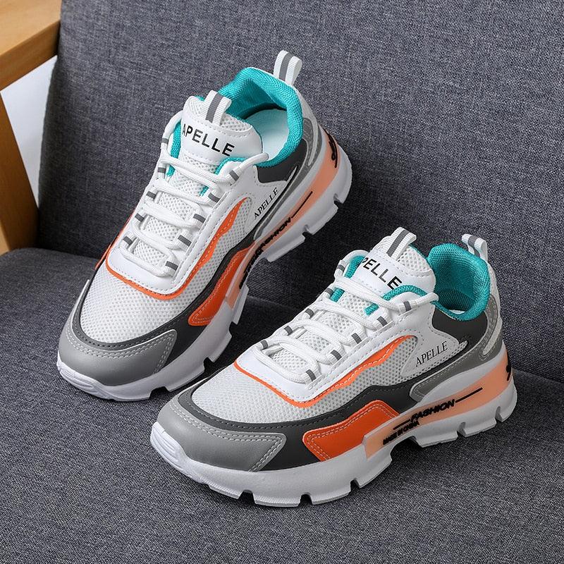 Sports Footwear Women's Running Shoes Summer New Mesh Breathable Platform Increased Fashion Shoes Womens Running Athletic Casual Sports Sneakers For Walking Gym Jogging Training Fitness 5