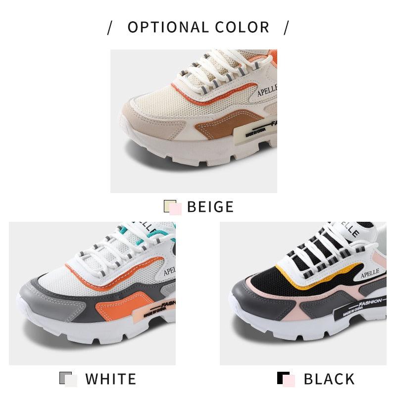 Sports Footwear Women's Running Shoes Summer New Mesh Breathable Platform Increased Fashion Shoes Womens Running Athletic Casual Sports Sneakers For Walking Gym Jogging Training Fitness 6