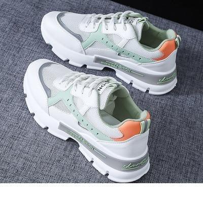 Sports Footwear Women's Running Shoes Summer New Mesh Breathable Platform Increased Fashion Shoes Womens Running Athletic Casual Sports Sneakers For Walking Gym Jogging Training Fitness 12