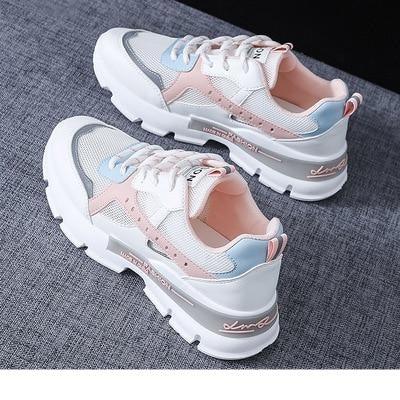 Sports Footwear Women's Running Shoes Summer New Mesh Breathable Platform Increased Fashion Shoes Womens Running Athletic Casual Sports Sneakers For Walking Gym Jogging Training Fitness 14