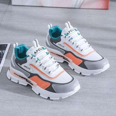 Sports Footwear Women's Running Shoes Summer New Mesh Breathable Platform Increased Fashion Shoes Womens Running Athletic Casual Sports Sneakers For Walking Gym Jogging Training Fitness 2
