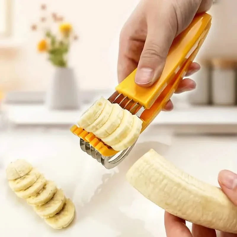 Stainless Steel Banana & Cucumber Slicer 1