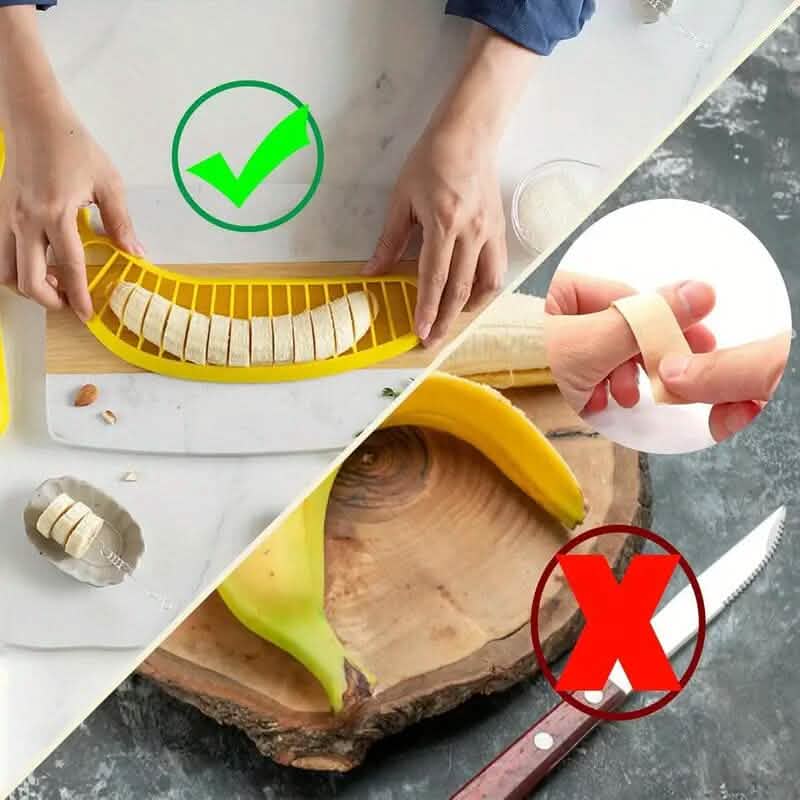 Stainless Steel Blade Banana Slicer 7