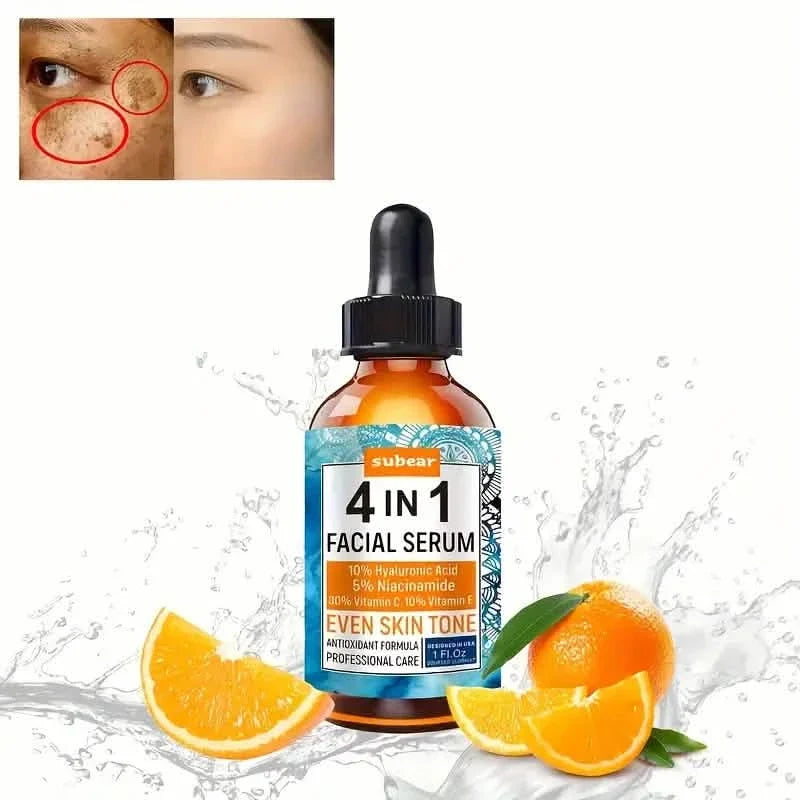 Subear 4-In-1 Facial Serum - Hydrates, Repairs, and Rejuvenates Skin with Hyaluronic Acid 3