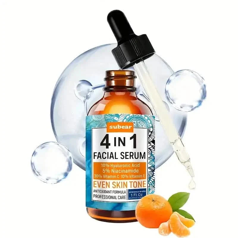 Subear 4-In-1 Facial Serum - Hydrates, Repairs, and Rejuvenates Skin with Hyaluronic Acid 2