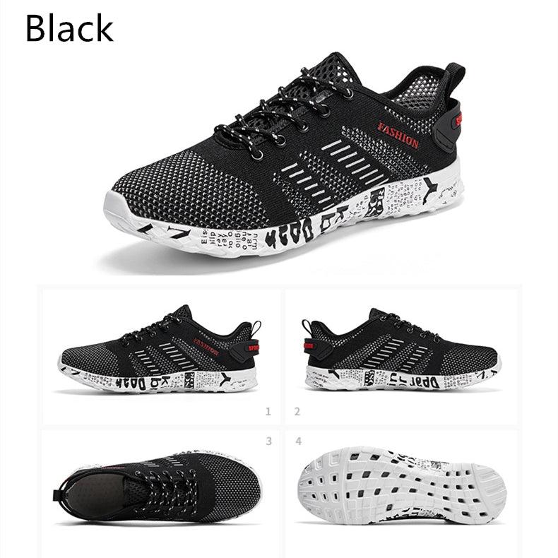 Summer Sport Mens Casual Workout Shoes Air Mesh Sneakers Fashion Foam Footwear Black Beach Water Fisherman Breathable Men Jogging Tennis Sport Sneakers 11