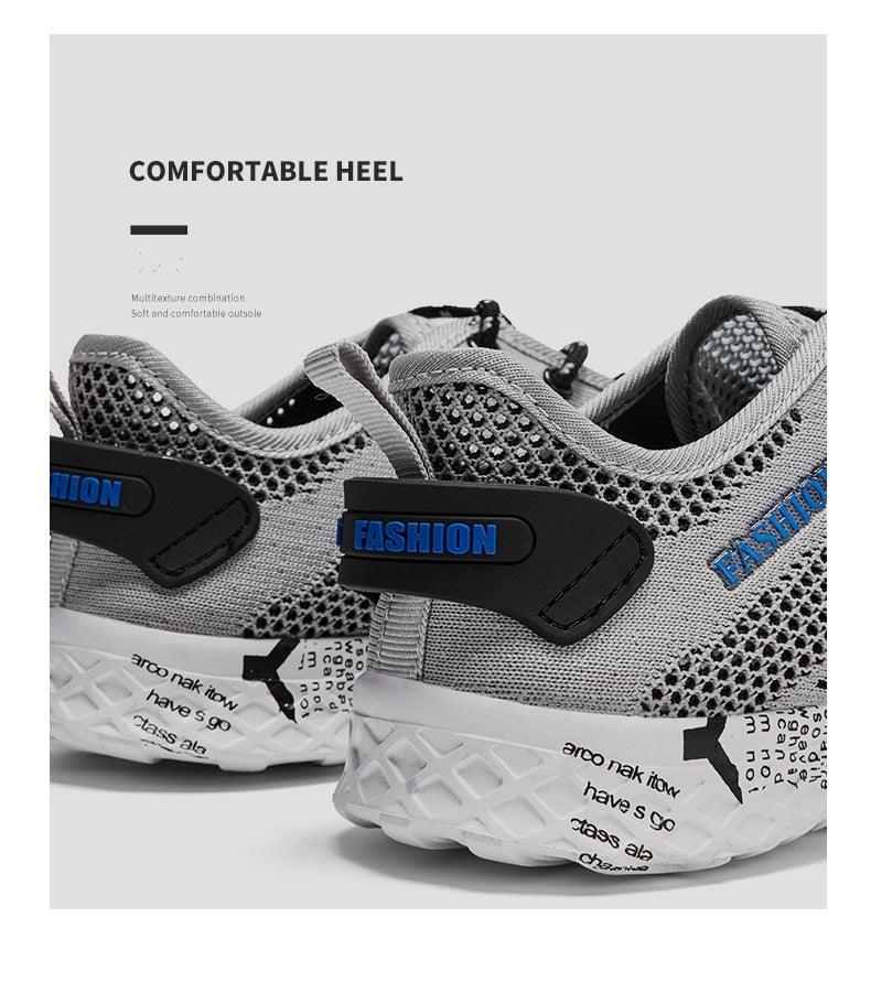 Summer Sport Mens Casual Workout Shoes Air Mesh Sneakers Fashion Foam Footwear Black Beach Water Fisherman Breathable Men Jogging Tennis Sport Sneakers 32