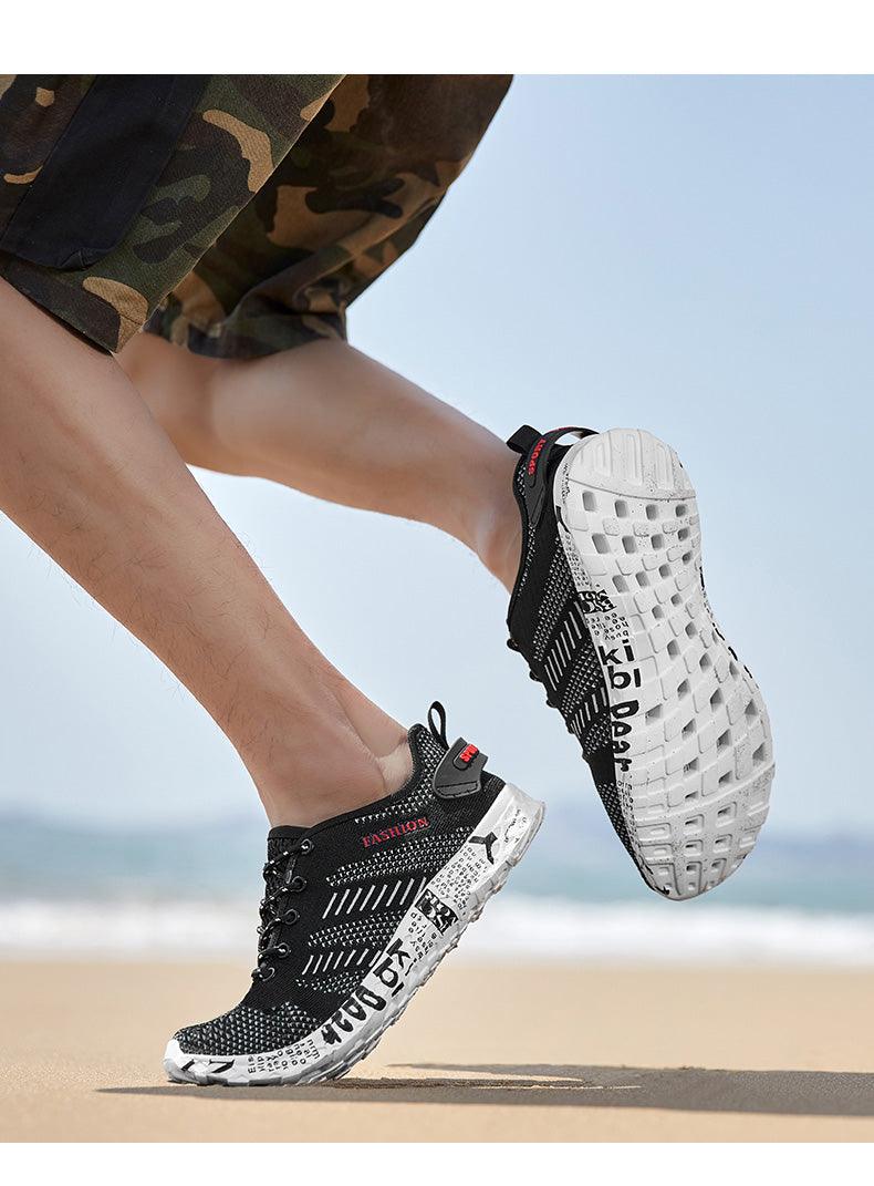 Summer Sport Mens Casual Workout Shoes Air Mesh Sneakers Fashion Foam Footwear Black Beach Water Fisherman Breathable Men Jogging Tennis Sport Sneakers 20