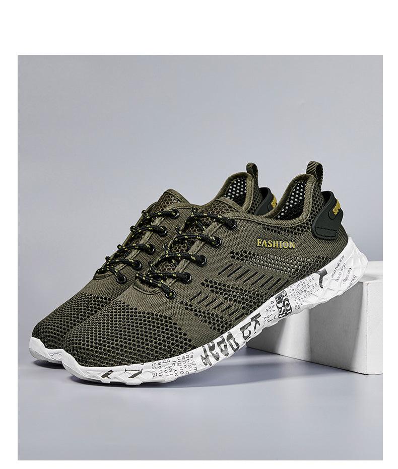 Summer Sport Mens Casual Workout Shoes Air Mesh Sneakers Fashion Foam Footwear Black Beach Water Fisherman Breathable Men Jogging Tennis Sport Sneakers 21