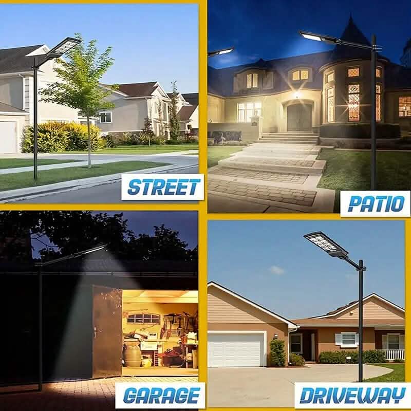 Super Bright 360 LED 3 Speed Double Row Solar Light 9