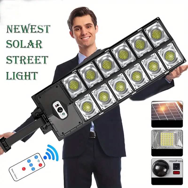 Super Bright 360 LED 3 Speed Double Row Solar Light 11