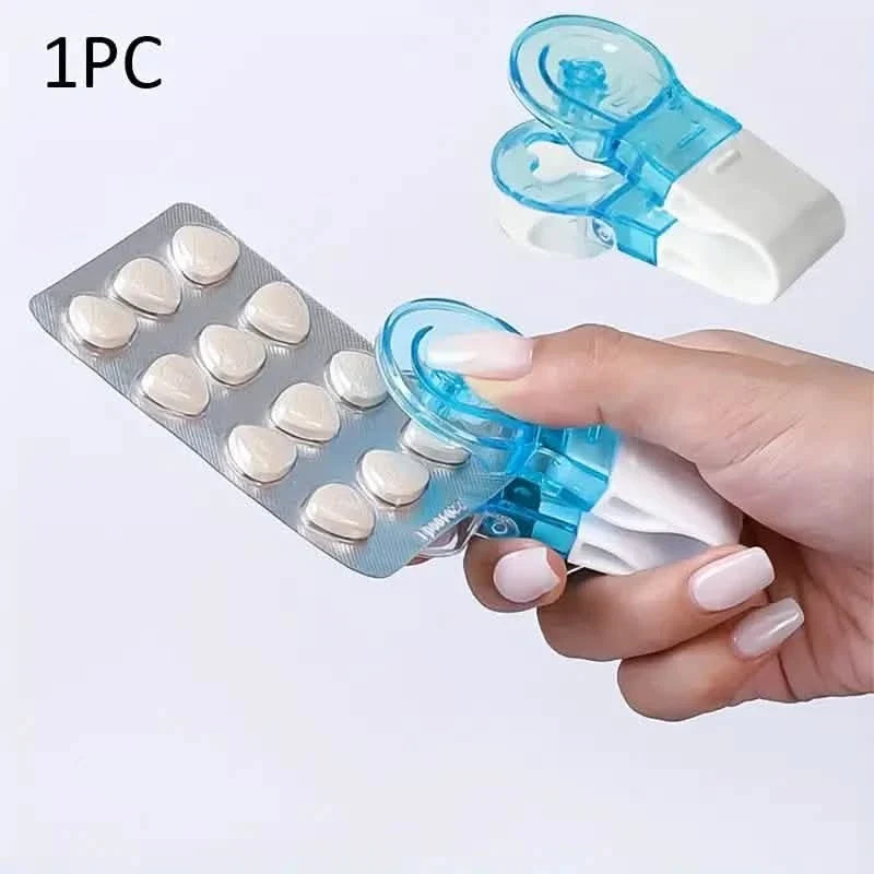 Tablet Pills Blister Pack Opener Tool Dispenser 7