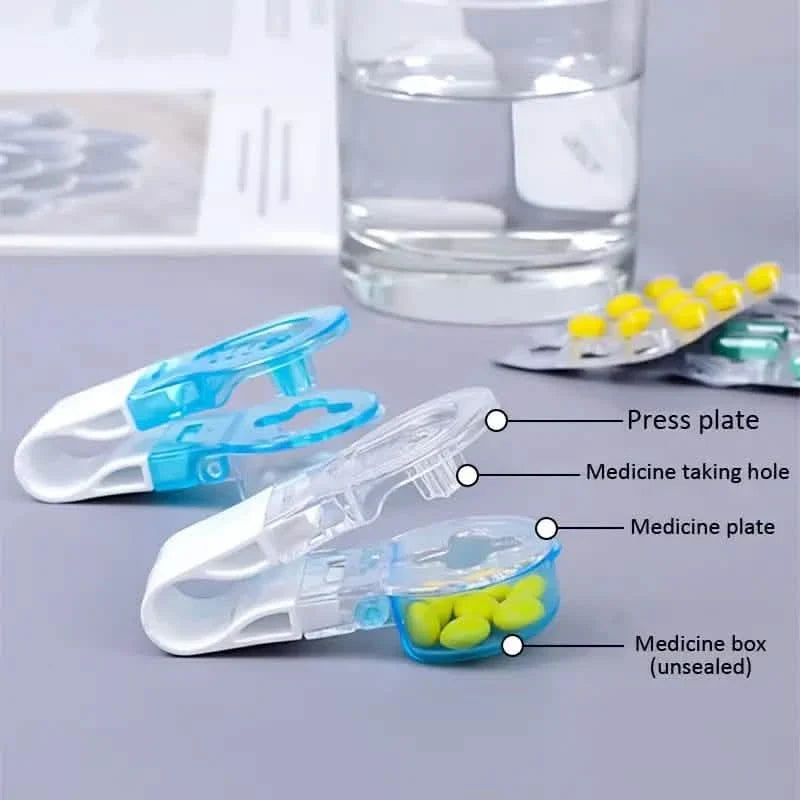 Tablet Pills Blister Pack Opener Tool Dispenser 3