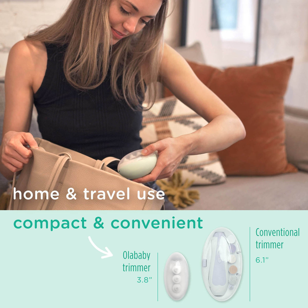 Electric Baby Nail Trimmer That Files, No Blade, Newborn+ 2