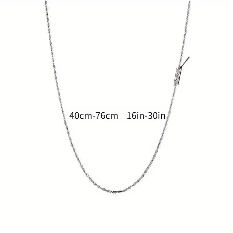 Twist Rope Chain Necklace Women's Jewelry Accessory 5