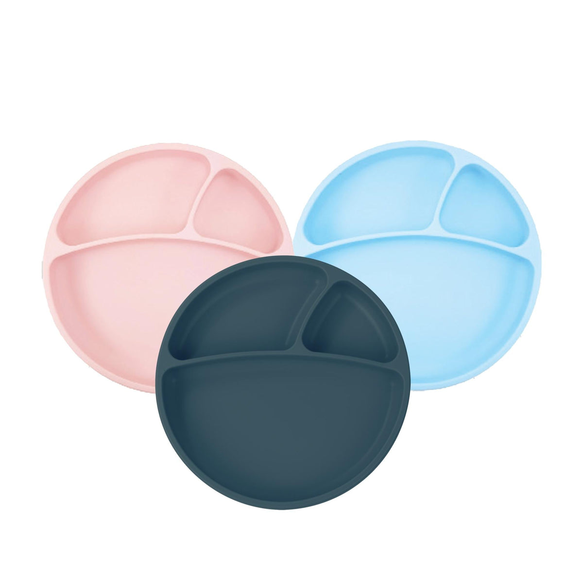 OiOi Baby Plate - Portion Control Plate for Infants & Toddlers, Safe & Practical Baby Feeding Solution 1