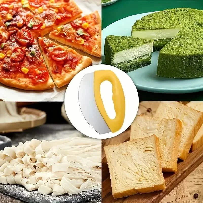 Ultra-Sharp Stainless Steel Pizza Cutter With Rocker Arm 9