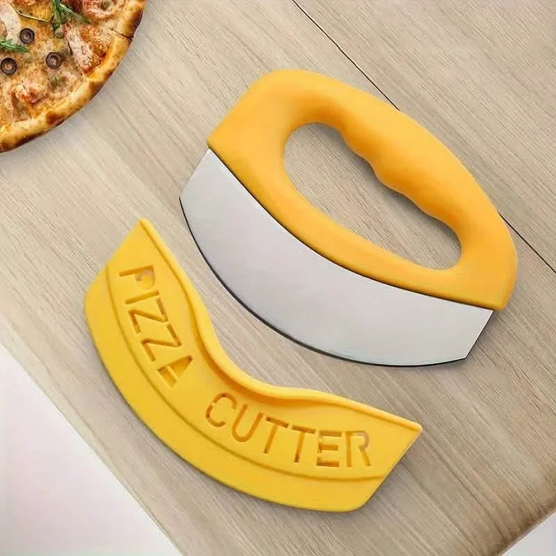 Ultra-Sharp Stainless Steel Pizza Cutter With Rocker Arm 1