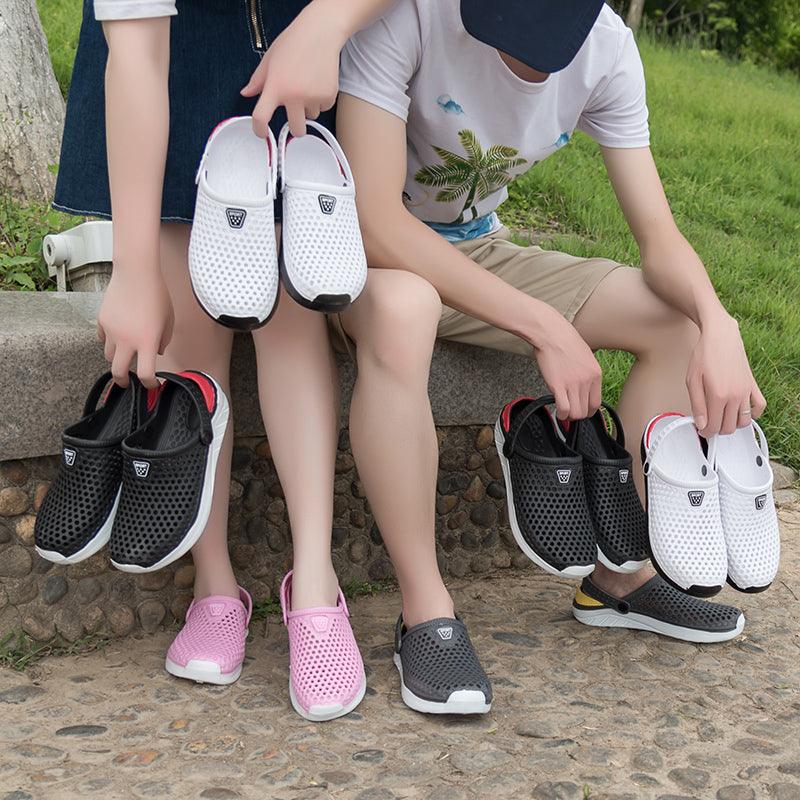 Unisex Fashion Beach Sandals Thick Sole Slipper Waterproof Anti-Slip Sandals Flip Flops Summer Breathable Mesh Sandals Beach Footwear Anti-Slip Slippers Quick Drying Sandals 18