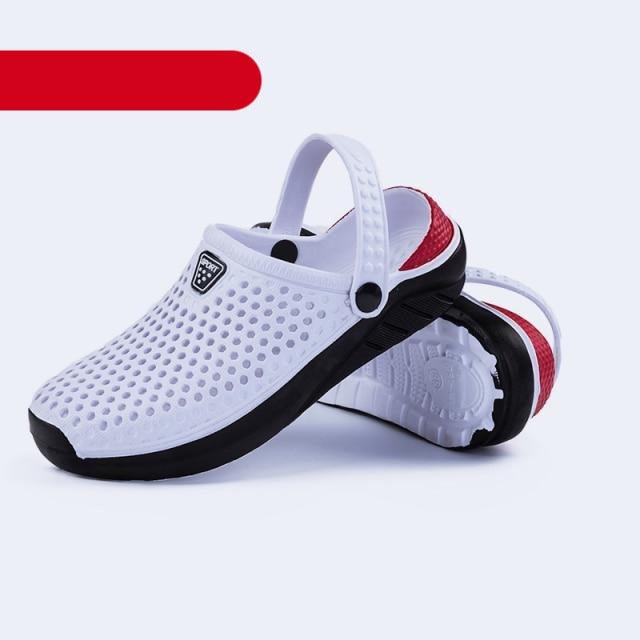 Unisex Fashion Beach Sandals Thick Sole Slipper Waterproof Anti-Slip Sandals Flip Flops Summer Breathable Mesh Sandals Beach Footwear Anti-Slip Slippers Quick Drying Sandals 14