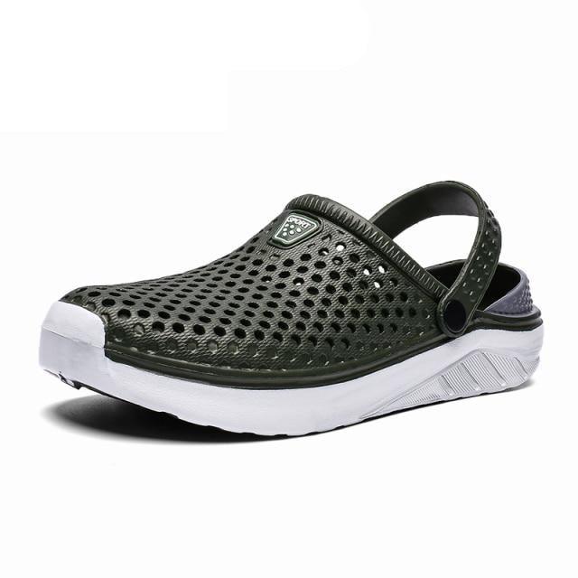 Unisex Fashion Beach Sandals Thick Sole Slipper Waterproof Anti-Slip Sandals Flip Flops Summer Breathable Mesh Sandals Beach Footwear Anti-Slip Slippers Quick Drying Sandals 16