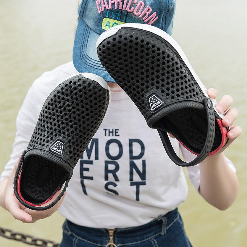 Unisex Fashion Beach Sandals Thick Sole Slipper Waterproof Anti-Slip Sandals Flip Flops Summer Breathable Mesh Sandals Beach Footwear Anti-Slip Slippers Quick Drying Sandals 17