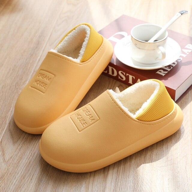Unisex Home Shoes Winter Clogs Indoor Plush Warm Slippers Sandals For Women New Fashion Footwear Soft Slides Cozy Indoor Outdoor Knit Slipper Clog With Plush Warm Fur Lining Slippers For Women 27