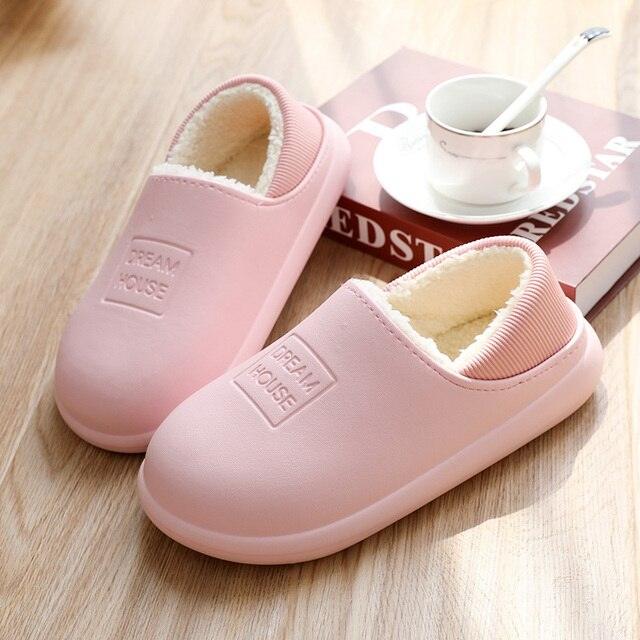 Unisex Home Winter Clogs Indoor Fur Warm Slippers For Women New Fashion Footwear Winter Slippers Home House Shoes Warm Plush Fleece Lining Garden Clogs Outdoor Indoor Clogs 12