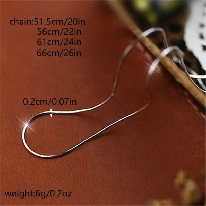 Unisex Snake Chain Necklace 2